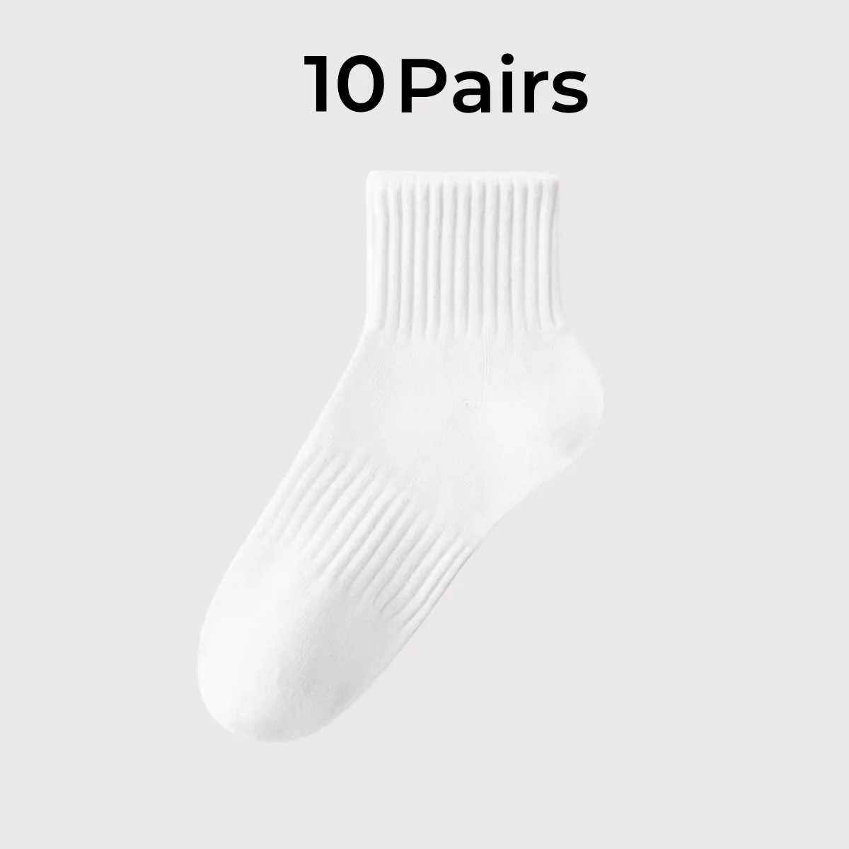 Polyester Elastane Blend Mid Calf Casual Socks for Women - 6