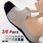 Cotton Blend Low Cut Breathable Invisible Socks