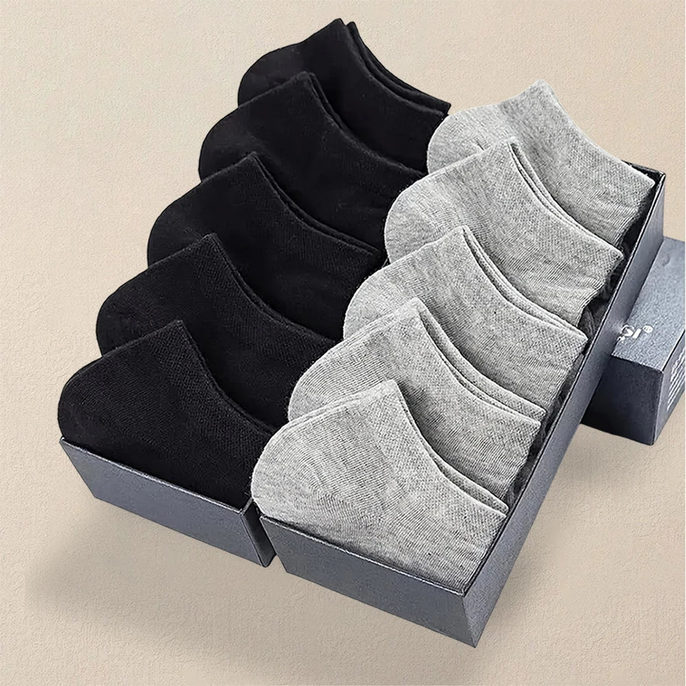 Mens Polyester Spandex Low Cut Ankle Socks - 17