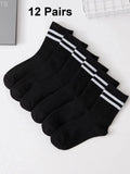 Polyester Elastane Crew Socks Set