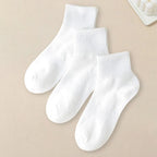 Polyester Blend Casual Low Tube Socks Set
