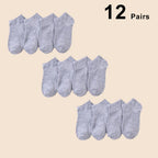 Mens Polyester Elastane Breathable No Show Ankle Socks