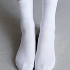 7 Pairs Polyester Elastane Mid Length Casual Crew Socks