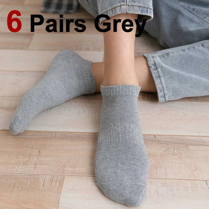 Unisex Cotton Low Cut Casual Socks - 16