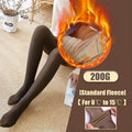 Polyester Elastane Thermal Fleece Lined Winter Tights