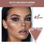 Matte Bronzer Powder Face Contour Makeup