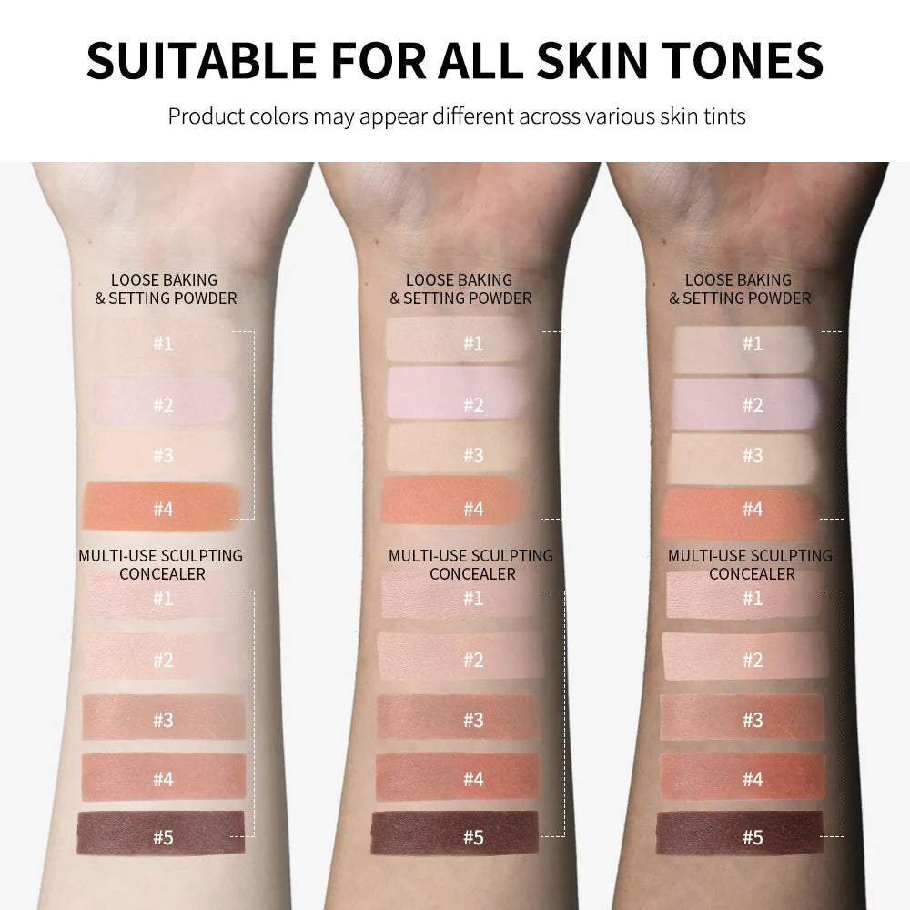 Concealer And Setting Powder Makeup Set