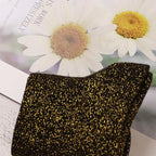 Shiny Metallic Cotton Blend Mid Tube Casual Socks
