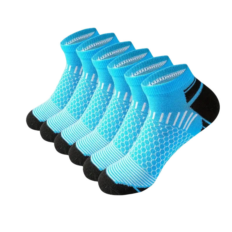 Polyester Blend Casual Ankle Socks For Men - 5