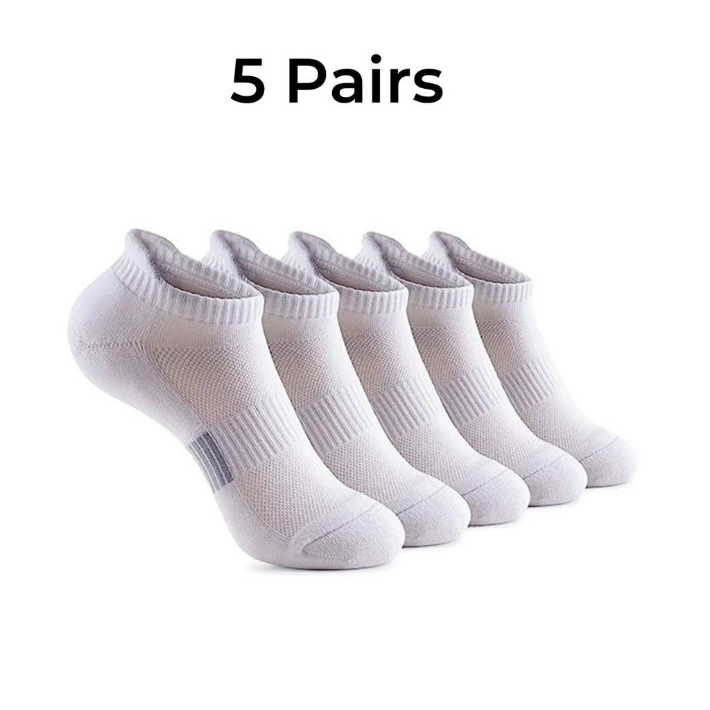 Polyester Elastane Athletic Ankle Socks