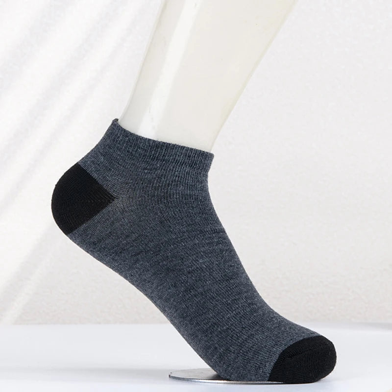 Polyester Elastane Low Cut Athletic Socks 10 Pack