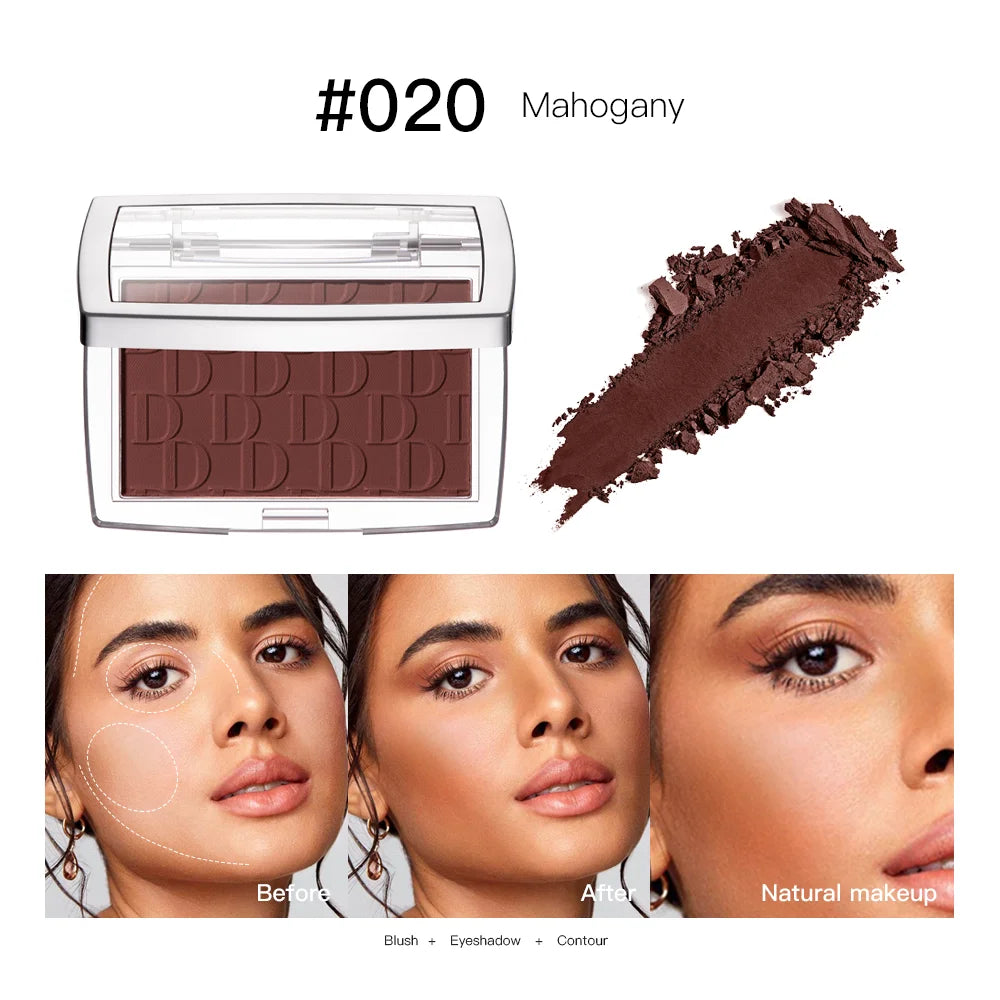 Matte Embossed Powder Blush Palette for Natural Cheek Color - 21