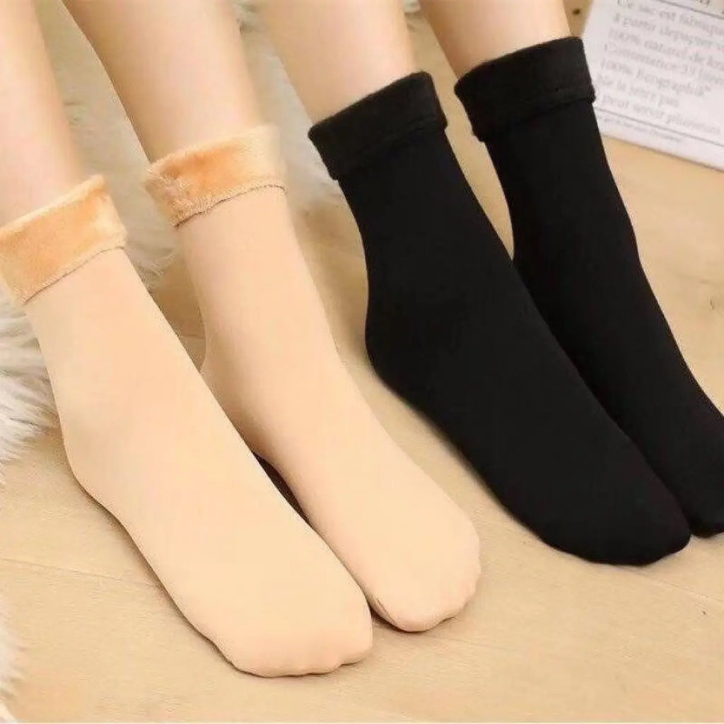 Polyester Fleece Lined Thick Winter Socks