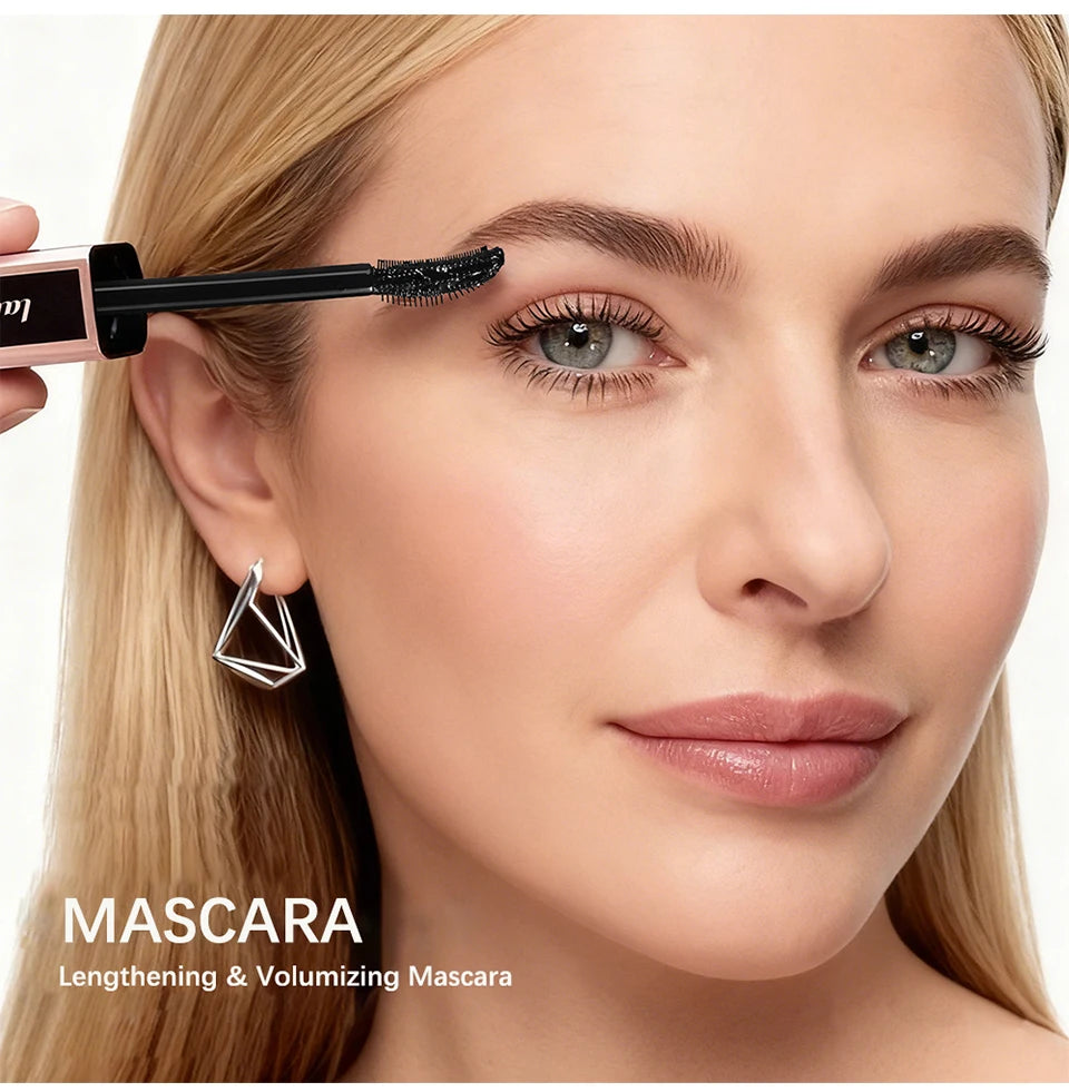 Waterproof Lengthening and Volumizing Eyelash Mascara
