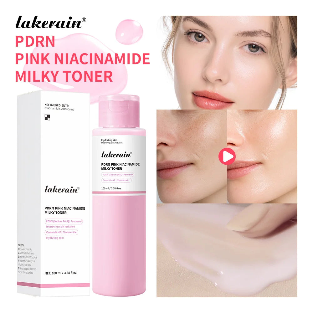 PDRN Niacinamide Milky Facial Toner Hydrating Skincare Lotion