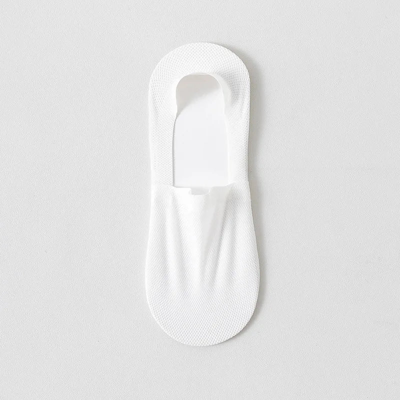 Men Cotton Blend Low Cut Invisible Socks - 21