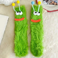 Polyester Elastane Cartoon Plush Socks