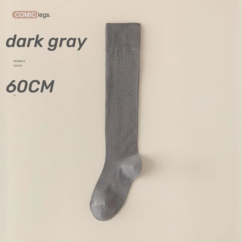 Polyester Nylon Knee High Stockings