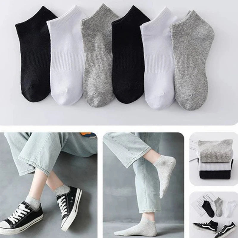 Unisex Cotton Low Cut Casual Socks