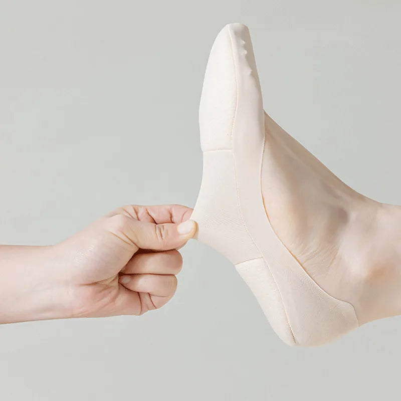 Cotton Silicone Invisible Low Cut Liner Socks