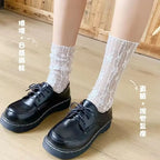 Floral Lace Mesh Ankle Socks