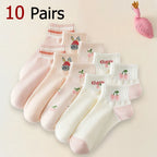 Polyester Elastane Women Low Cut Cartoon Pattern Ankle Socks