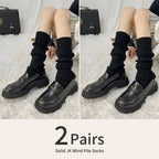 Polyester Elastane Acrylic Leg Warmers for Women