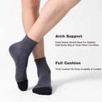 Polyester Elastane Crew Socks For Sports And Daily Wear
