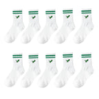 Polyester Elastane Dinosaur Pattern Crew Socks