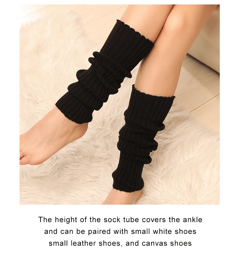 Polyester Knit Leg Warmers for Women