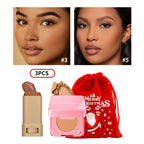 Foundation Stick and Pressed Powder Makeup Set