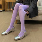 Solid Color Nylon Pantyhose For Women