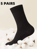 Polyester Elastane Crew Socks Ten Pack