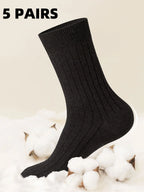 Polyester Elastane Crew Socks Ten Pack