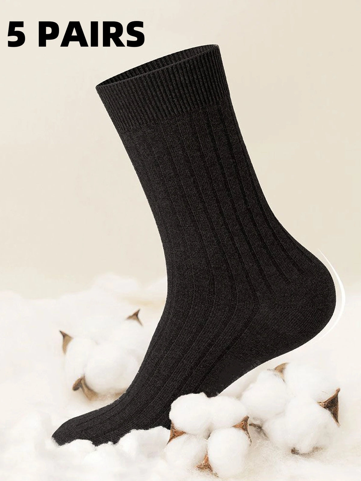 Polyester Elastane Crew Socks Ten Pack