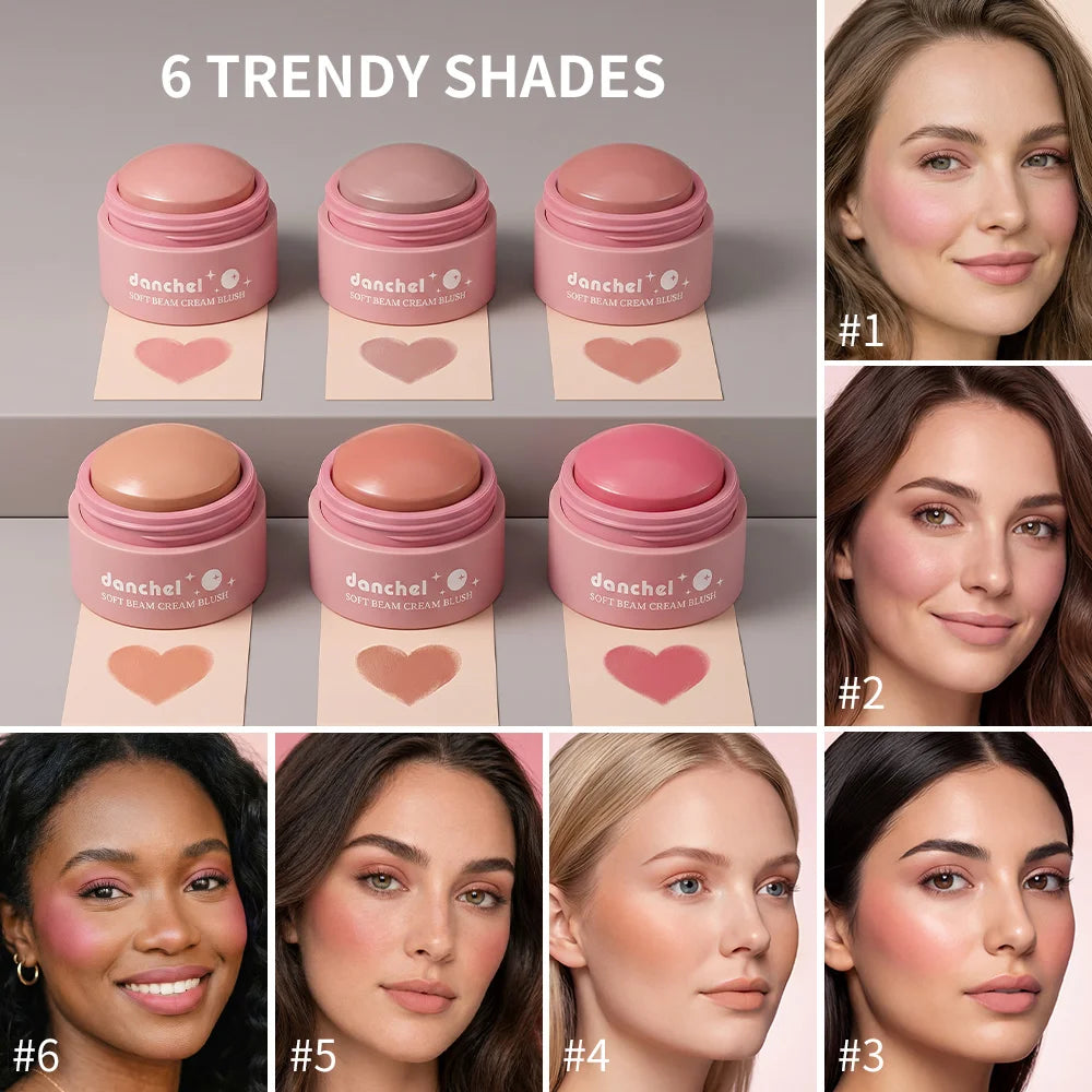 Cream Blush Makeup Pigmented Smooth Blendable Face Color