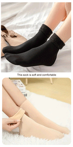 Thick Velvet Fleece Lined Winter Socks