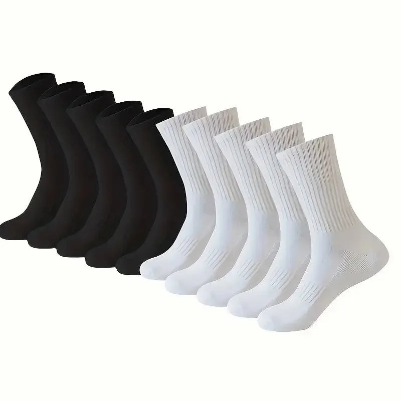 Polyester Spandex Casual Middle Tube Socks