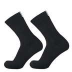 Polyester Elastane Cycling Socks Knee High Breathable Sports Gear