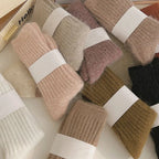 Polyester Elastane Warm Winter Mid Tube Socks