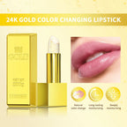 Gold Flake Color Changing Lip Balm Moisturizing Lipstick