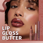 Water Lip Stain and Lip Gloss Butter Combo Set