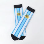 Cotton Blend Football Fan Mid Calf Socks