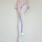 Nylon Elastane Solid Color Opaque Tights
