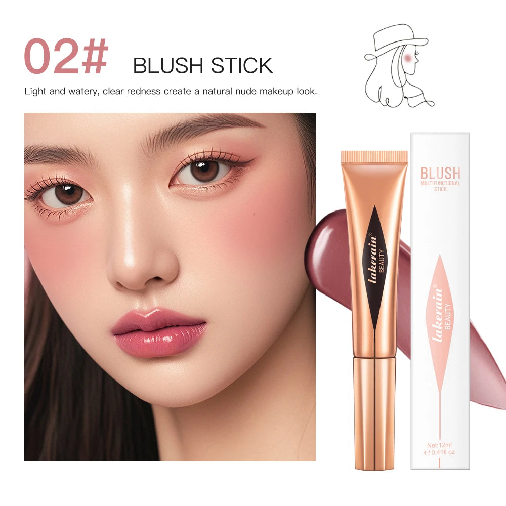 Liquid Face Contour Highlighter and Blush Wand Makeup Applicator - 34