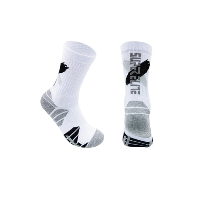 Nylon Polyester High Tube Athletic Sports Socks
