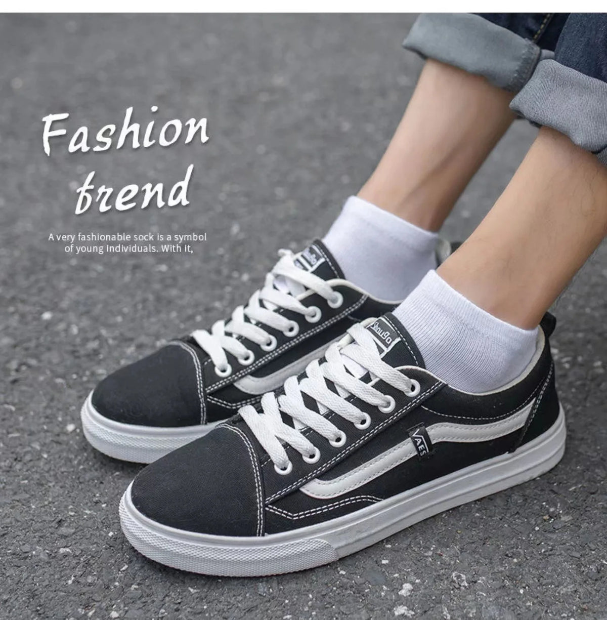 Polyester Nylon Ankle Socks Five Pack