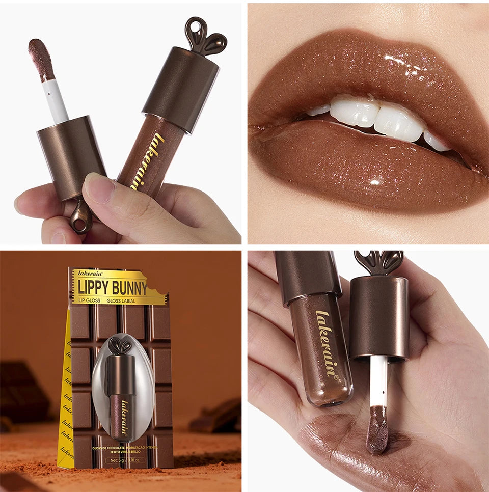 Moisturizing Chocolate Shimmer Lip Gloss Tint - 20