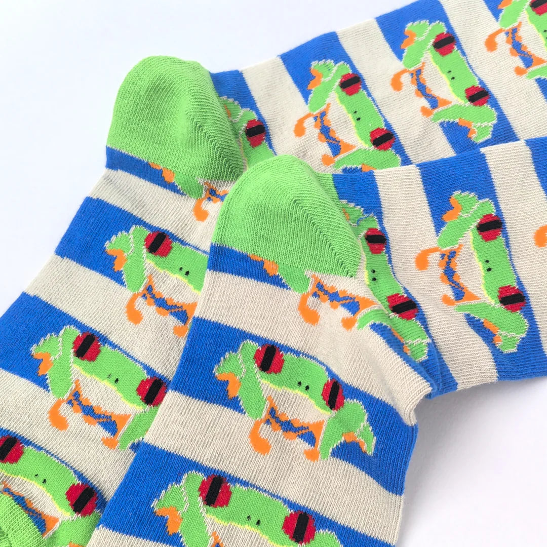 Polyester Animal Pattern Casual Mid Calf Socks - 6