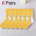 Polyester Spandex Cartoon Casual Socks